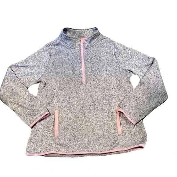 Athletic Works Half Zip Fleece Girls XL 14/16 - Picture 1 of 4